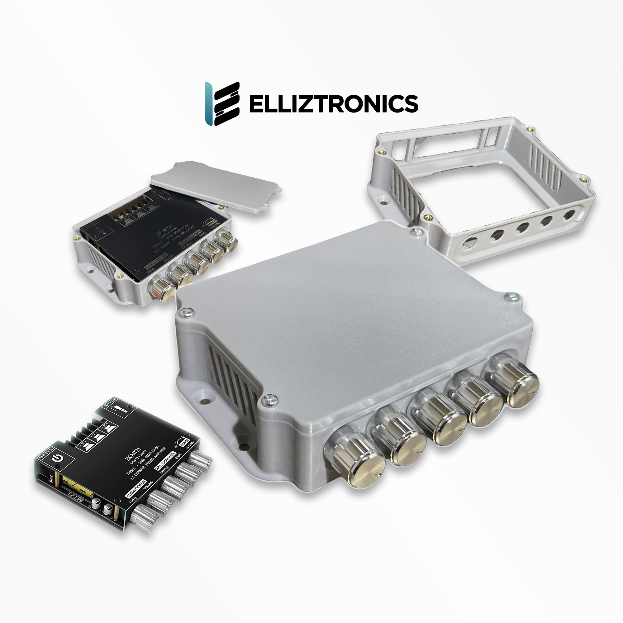 Elliztronics ZK-MT21 / ZK-TB21 amplifier enclosure