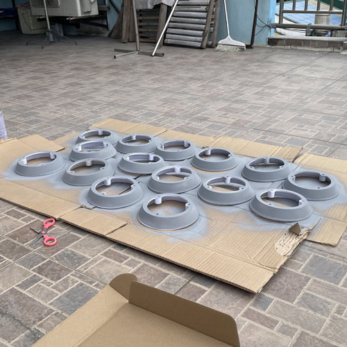 Small-batch production run of printed parts